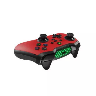 Vezeték nélküli Genesis MANGAN 400 gamepad PC/Switch/Mobilhoz, piros színű