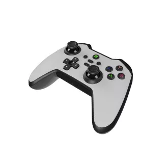 Vezeték nélküli Genesis MANGAN 400 gamepad PC/Switch/Mobilhoz, fehér színű