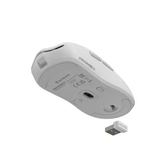 Genesis Gaming egér ZIRCON 500 G2/Német/Optikus/10,000 DPI/USB BT/Fehér