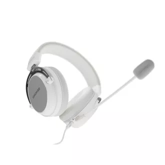 Játékos fejhallgató mikrofonnal Genesis TORON 301/Stereo/Jack/Vezeték/Stand/Wehér