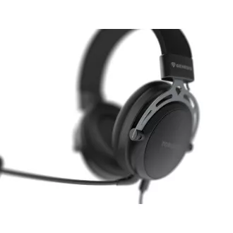 Játékos fejhallgató mikrofonnal Genesis TORON 301/Stereo/Jack/Vezeték/Vezeték/Stand/Fekete