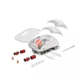 Genesis Gaming vezeték nélküli egér ZIRCON XIII/Gaming/Optikai/26,000 DPI/Vezeték nélküli USB/Fehér