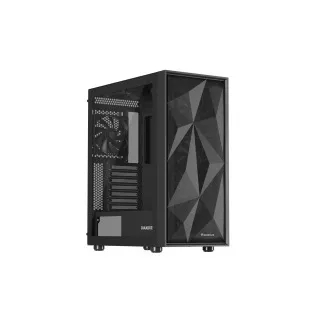 Genesis DIAXID 605F/Midi Tower/Transpar/Fekete számítógépház