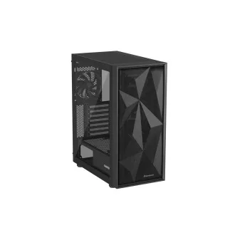 Genesis DIAXID 605F/Midi Tower/Transpar/Fekete számítógépház
