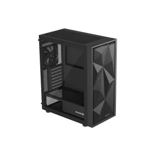 Genesis DIAXID 605F/Midi Tower/Transpar/Fekete számítógépház