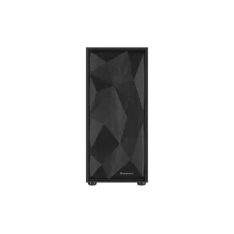 Genesis DIAXID 605F/Midi Tower/Transpar/Fekete számítógépház