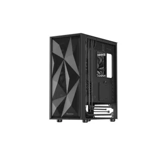 Genesis DIAXID 605F/Midi Tower/Transpar/Fekete számítógépház
