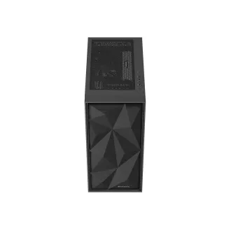 Genesis DIAXID 605F/Midi Tower/Transpar/Fekete számítógépház