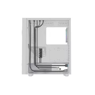 Számítógépes tok Genesis DIAXID 605 ARGB/Midi Tower/Transpar./Fehér