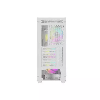 Számítógépes tok Genesis DIAXID 605 ARGB/Midi Tower/Transpar./Fehér
