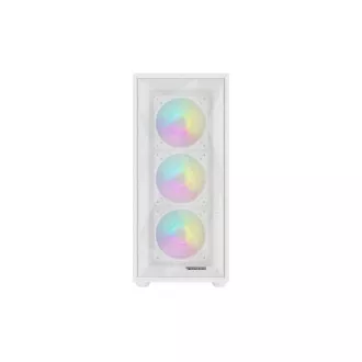 Számítógépes tok Genesis DIAXID 605 ARGB/Midi Tower/Transpar./Fehér