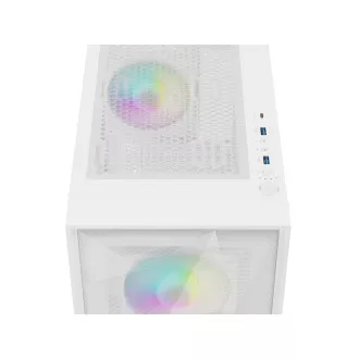 Számítógépes tok Genesis DIAXID 605 ARGB/Midi Tower/Transpar./Fehér