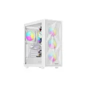 Számítógépes tok Genesis DIAXID 605 ARGB/Midi Tower/Transpar./Fehér