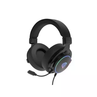 Játékos fejhallgató mikrofonnal Genesis NEON 764/7.1/USB/Wire/Stand/Black