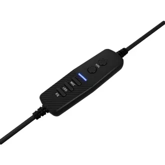 Játékos fejhallgató mikrofonnal Genesis NEON 764/7.1/USB/Wire/Stand/Black