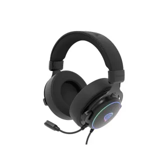 Játékos fejhallgató mikrofonnal Genesis NEON 764/7.1/USB/Wire/Stand/Black