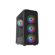 PC tok Fury SHOBO/Midi Tower/Transpar./Fekete