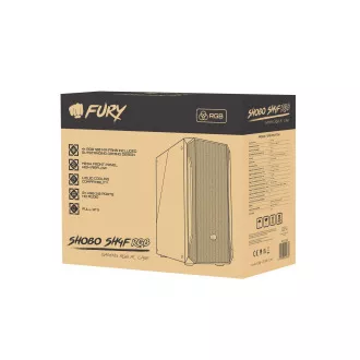 PC tok Fury SHOBO/Midi Tower/Transpar./Fekete