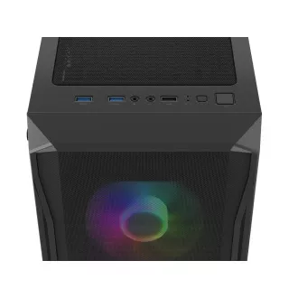 PC tok Fury SHOBO/Midi Tower/Transpar./Fekete