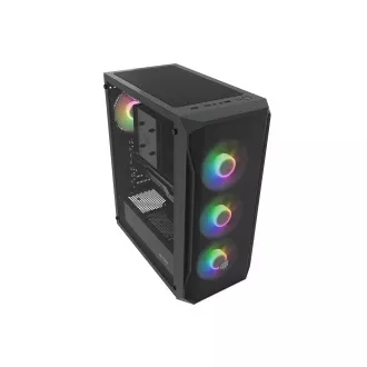 PC tok Fury SHOBO/Midi Tower/Transpar./Fekete