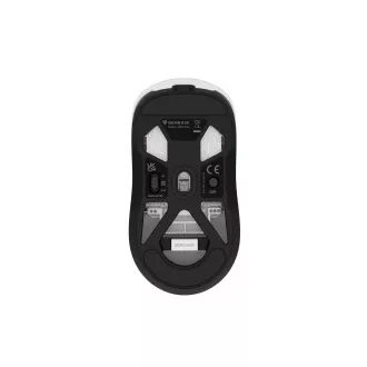 Genesis Gaming egér ZIRCON 660/Gaming/Optikai/12,000 DPI/Vezeték nélküli/Vezeték nélküli/Fehér