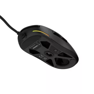 Genesis Gaming egér KRYPTON 660/Német/Optikus/12,000 DPI/Vezeték nélküli USB-A/Fekete