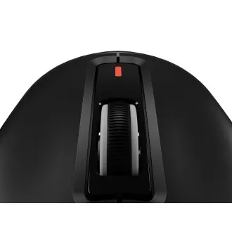 Genesis Gaming egér ZIRCON 660/Gaming/Optikai/12,000 DPI/Vezeték nélküli/Fekete