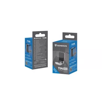 Gamepad töltő Genesis TIN 300 PS5 konzolhoz, fekete és fehér