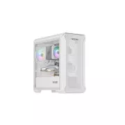 Számítógépes tok Genesis IRID 503 ARGB LITE/Mini Tower/Transpar./Fehér