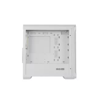 Számítógépes tok Genesis IRID 503 ARGB LITE/Mini Tower/Transpar./Fehér Számítógépes tok Genesis IRID 503 ARGB LITE/Mini Tower/Transpar./Fehér