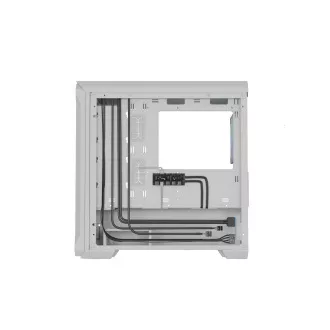 Számítógépes tok Genesis IRID 503 ARGB LITE/Mini Tower/Transpar./Fehér Számítógépes tok Genesis IRID 503 ARGB LITE/Mini Tower/Transpar./Fehér