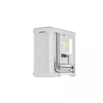 Számítógépes tok Genesis IRID 503 ARGB LITE/Mini Tower/Transpar./Fehér Számítógépes tok Genesis IRID 503 ARGB LITE/Mini Tower/Transpar./Fehér