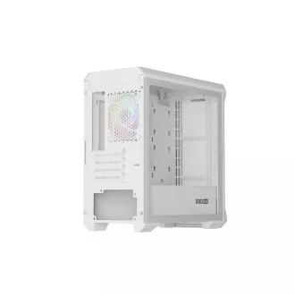 Számítógépes tok Genesis IRID 503 ARGB LITE/Mini Tower/Transpar./Fehér Számítógépes tok Genesis IRID 503 ARGB LITE/Mini Tower/Transpar./Fehér