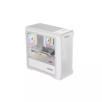 Számítógépes tok Genesis IRID 503 ARGB LITE/Mini Tower/Transpar./Fehér Számítógépes tok Genesis IRID 503 ARGB LITE/Mini Tower/Transpar./Fehér