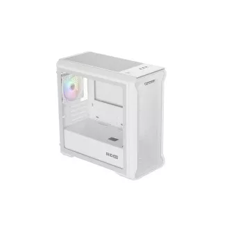 Számítógépes tok Genesis IRID 503 ARGB LITE/Mini Tower/Transpar./Fehér Számítógépes tok Genesis IRID 503 ARGB LITE/Mini Tower/Transpar./Fehér