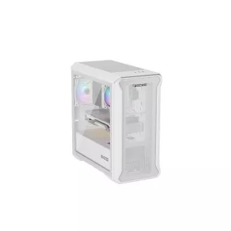 Számítógépes tok Genesis IRID 503 ARGB LITE/Mini Tower/Transpar./Fehér Számítógépes tok Genesis IRID 503 ARGB LITE/Mini Tower/Transpar./Fehér