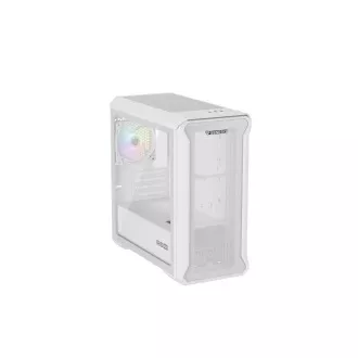 Számítógépes tok Genesis IRID 503 ARGB LITE/Mini Tower/Transpar./Fehér Számítógépes tok Genesis IRID 503 ARGB LITE/Mini Tower/Transpar./Fehér
