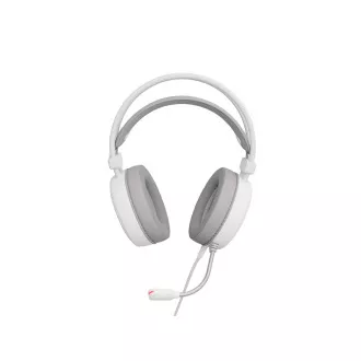 Játékos fejhallgató mikrofonnal Genesis NEON 613 G2/Jack/Stand/fehér