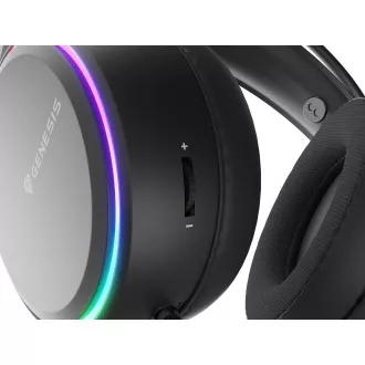 Játékos fejhallgató mikrofonnal Genesis NEON 613 G2/Jack/Stand/fekete