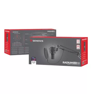 Genesis RADIUM 400 G2 streaming mikrofon, USB Genesis RADIUM 400 G2 streaming mikrofon, USB