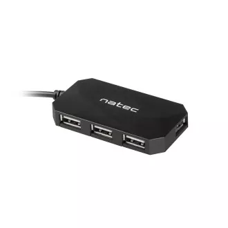 Natec Locust hub 4x USB 2.0 HUB, fekete