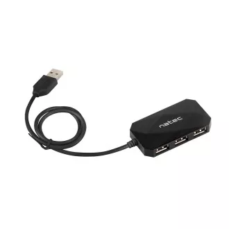 Natec Locust hub 4x USB 2.0 HUB, fekete