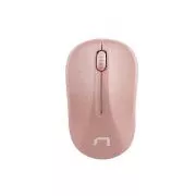 Natec Optikai egér TOUCAN/1600 DPI/Tesztelés/Optikai/1 600 DPI/Vezeték nélküli USB/Fehér-rózsaszín