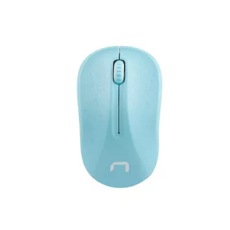 Natec Optikai egér TOUCAN/1600 DPI/Tesztelés/Optikai/1 600 DPI/Vezeték nélküli USB/Fehér-kék