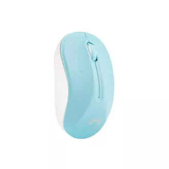Natec Optikai egér TOUCAN/1600 DPI/Tesztelés/Optikai/1 600 DPI/Vezeték nélküli USB/Fehér-kék