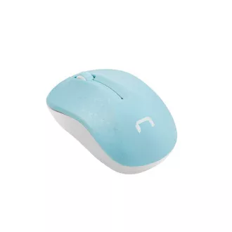 Natec Optikai egér TOUCAN/1600 DPI/Tesztelés/Optikai/1 600 DPI/Vezeték nélküli USB/Fehér-kék