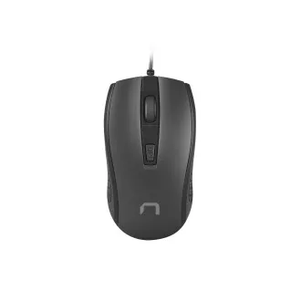 Natec optikai egér HOOPOE 2/1600 DPI/Office/Optikai/1600 DPI/Vezeték nélküli USB/Fekete