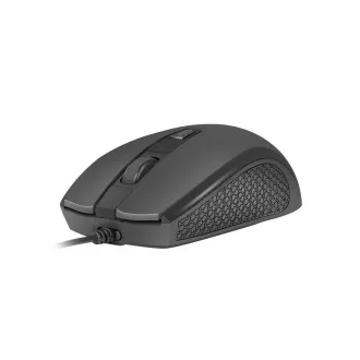 Natec optikai egér HOOPOE 2/1600 DPI/Office/Optikai/1600 DPI/Vezeték nélküli USB/Fekete