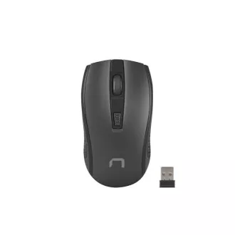 Natec optikai egér JAY 2/1600 DPI/Office/Optikai/1600 DPI/Vezeték nélküli USB/Fekete