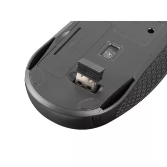 Natec optikai egér JAY 2/1600 DPI/Office/Optikai/1600 DPI/Vezeték nélküli USB/Fekete